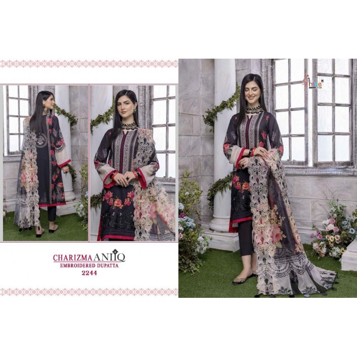 Shree Fabs Charizma Aniiq Pure Lawn Cotton Pakistani Salwar Suits